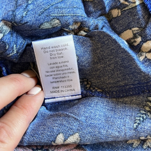 Braeve Blue Floral Dress - Picture 7 of 7